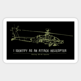 Attack Helicopter Sticker